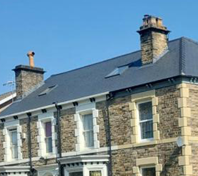 Completed pitched roof replacement in Sheffield